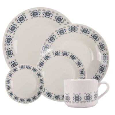 Home Life VAJILLA PORC. X 20PZ. REDONDA SK-20R-02 9"