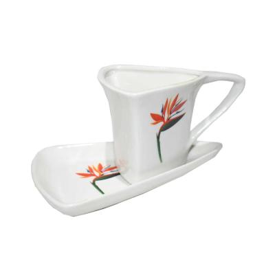 Home Life TAZA C/PLATO PORC.HOME LIFE REF:H7849/148499 200ML