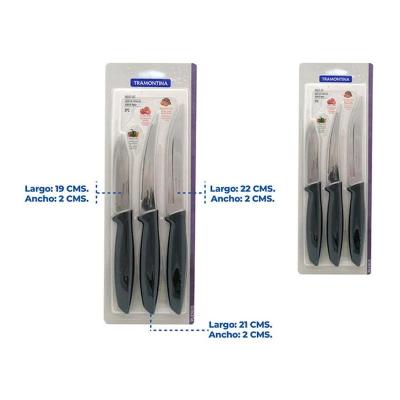 TRAMONTINA CUCHILLO TRAMONTINA X3 PZ.REF:23498/040 PLENUS